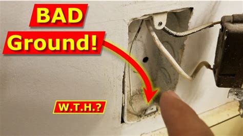 is my junction box charged because of no ground wire|ground wires not grounding.